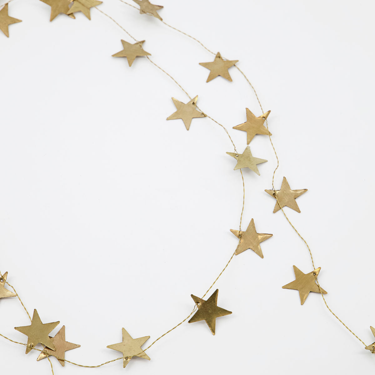 Star Garland Brass