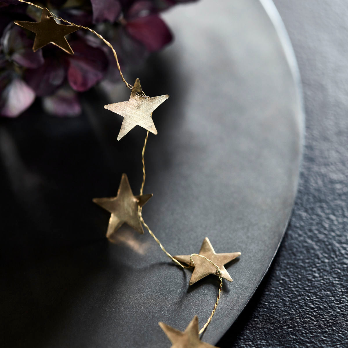 Star Garland Brass