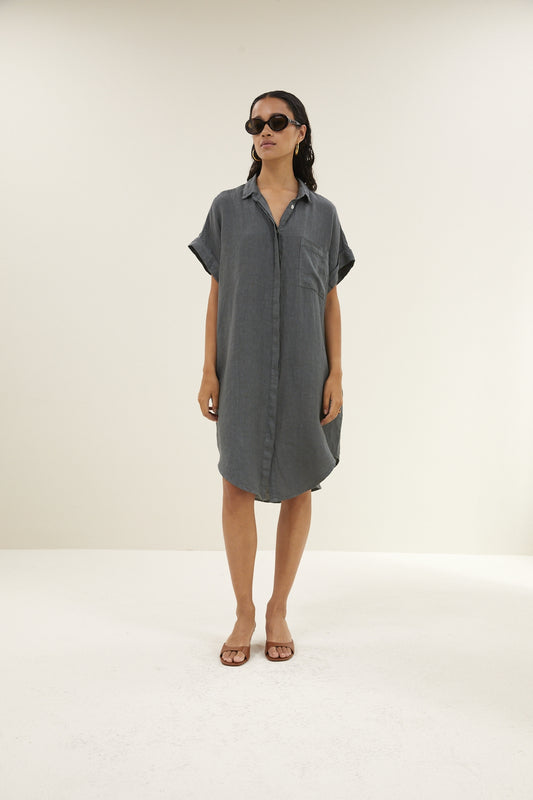 hella linen dress