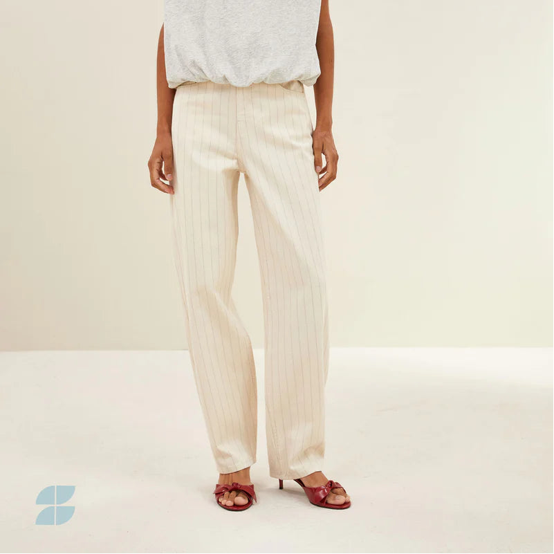 lew silver stripe pants