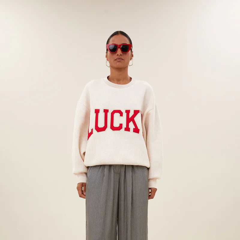 bibi lucky patchwork sweater