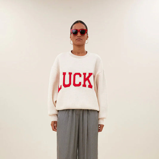 bibi lucky patchwork sweater