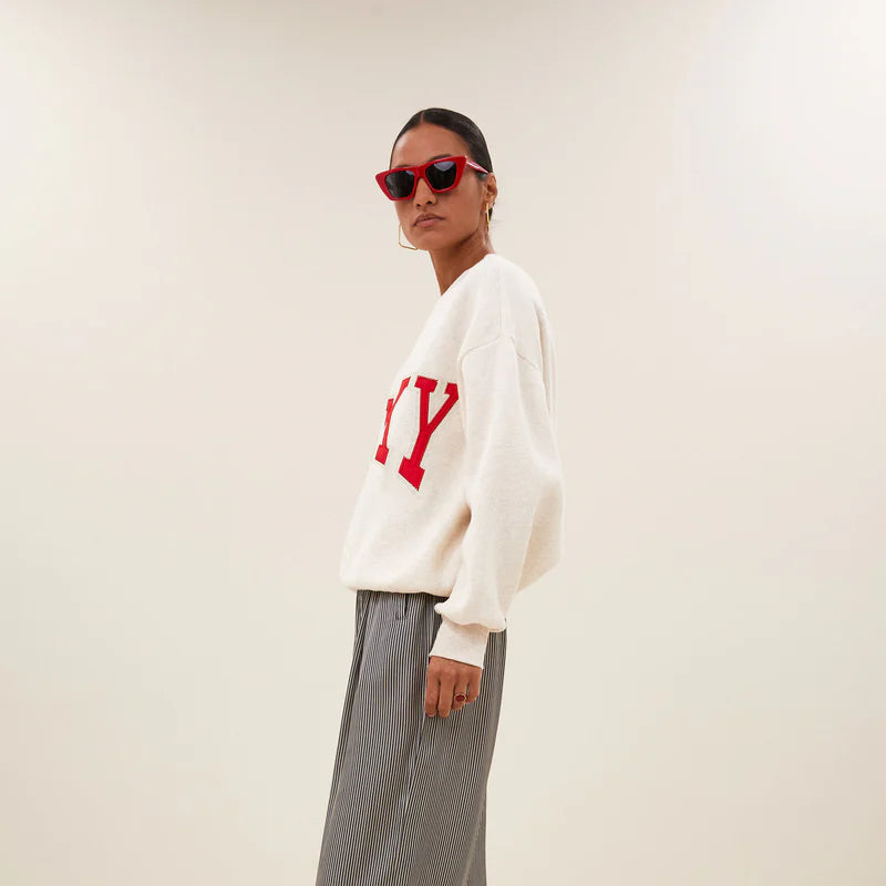 bibi lucky patchwork sweater