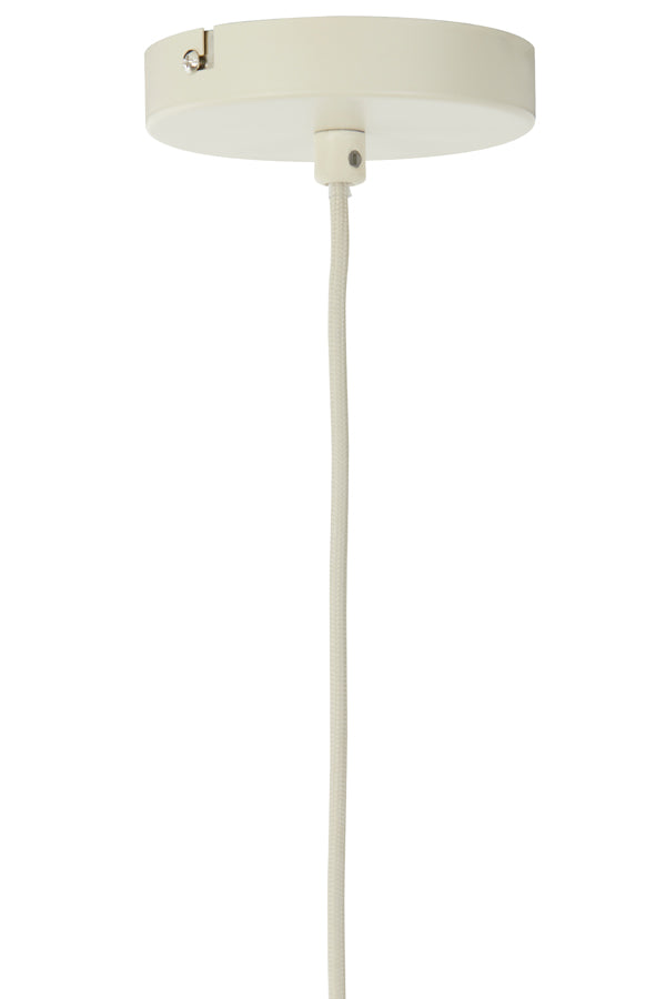 Hanglamp Ø40x30 cm PLUMERIA zand