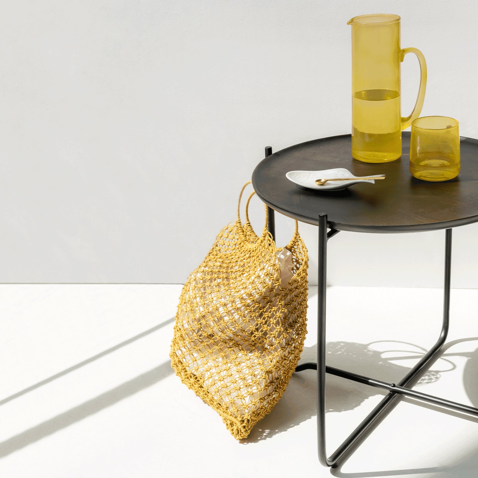 Salontafel met dienblad Fez, Shizu Zwart Klein