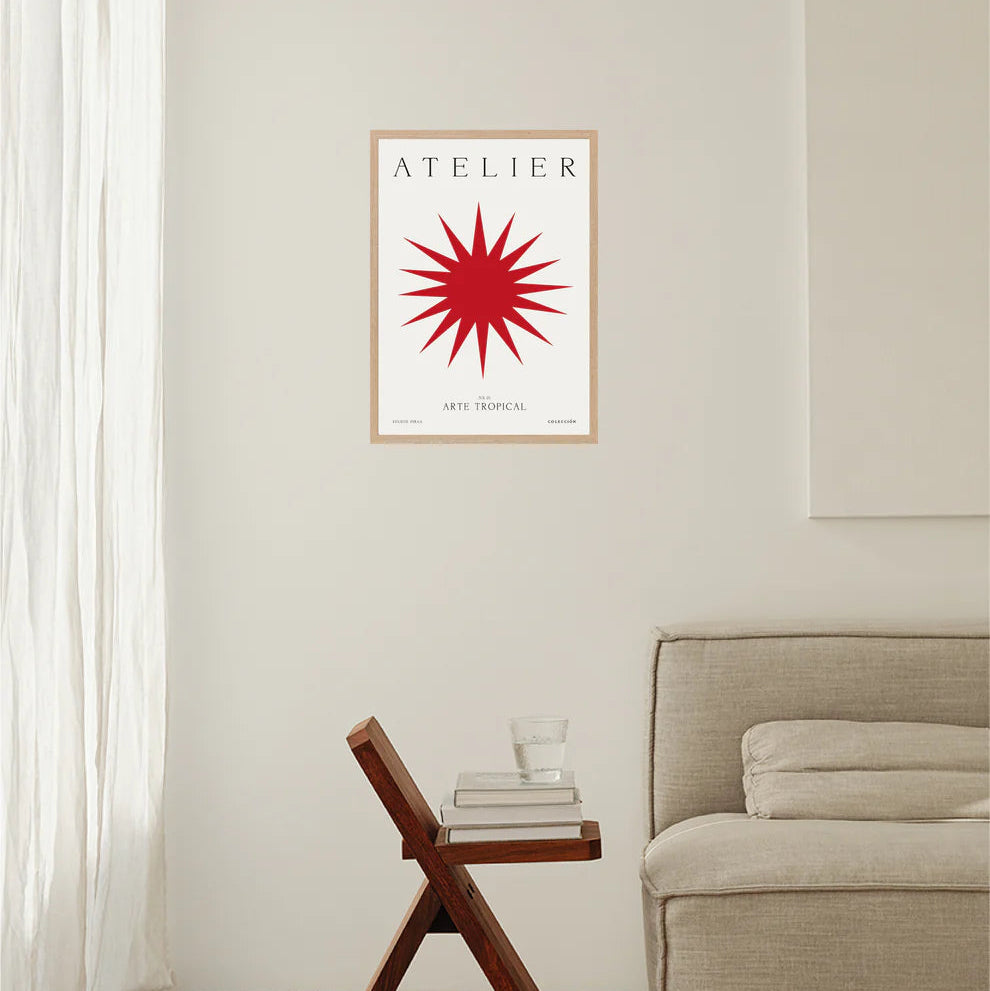 Arte Tropical Poster | Red