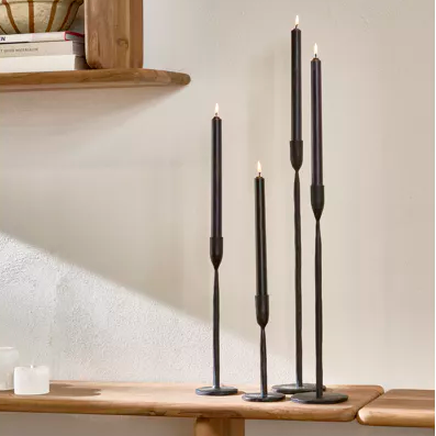 Kandelaar Lizzie Zwart