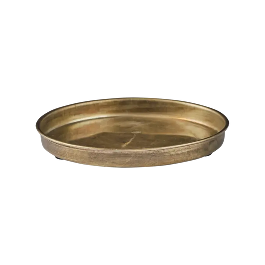 Lyra tray Dia13 | Brass