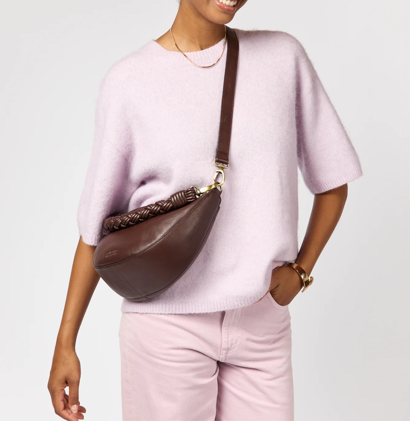 Leo twisted Handle Bag