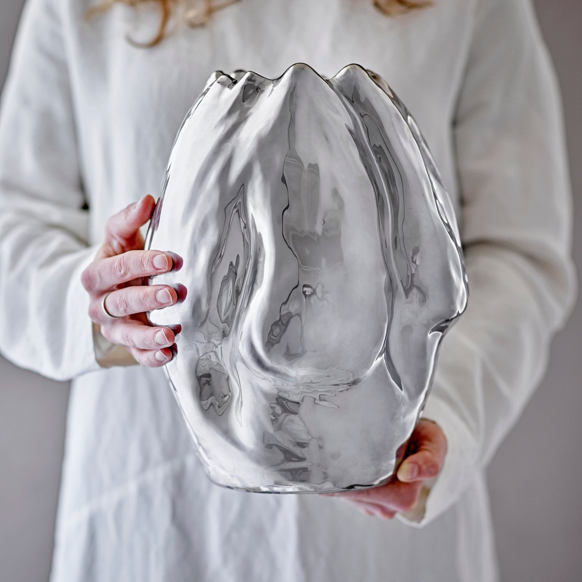 Bobby Silver Vase