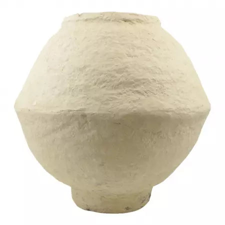 LOFT Paper mache pot M with collar