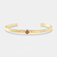 Afbeelding laden in Galerijviewer, Sensitive carnelian bracelet gold plated
