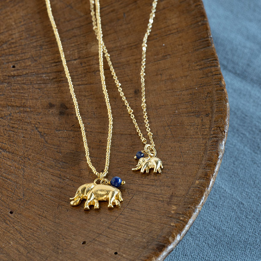 Convinced Lapis lazuli necklace gold chain