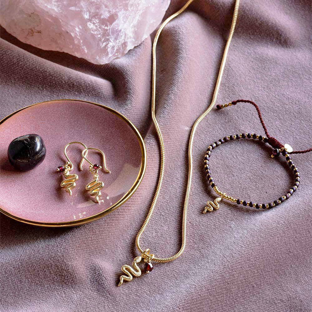 Generous Garnet Earrings GP