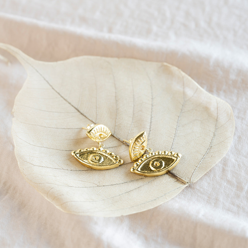 Paradise eyes earrings Gold