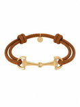 Afbeelding laden in Galerijviewer, Armband met touw en gouden gesp / Camel
