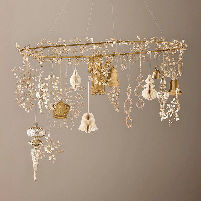 Beaded Garland Clio Champagne 90cm