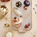 Load image into Gallery viewer, Beaded Ornament Leaf H14cm Gia Pearl
