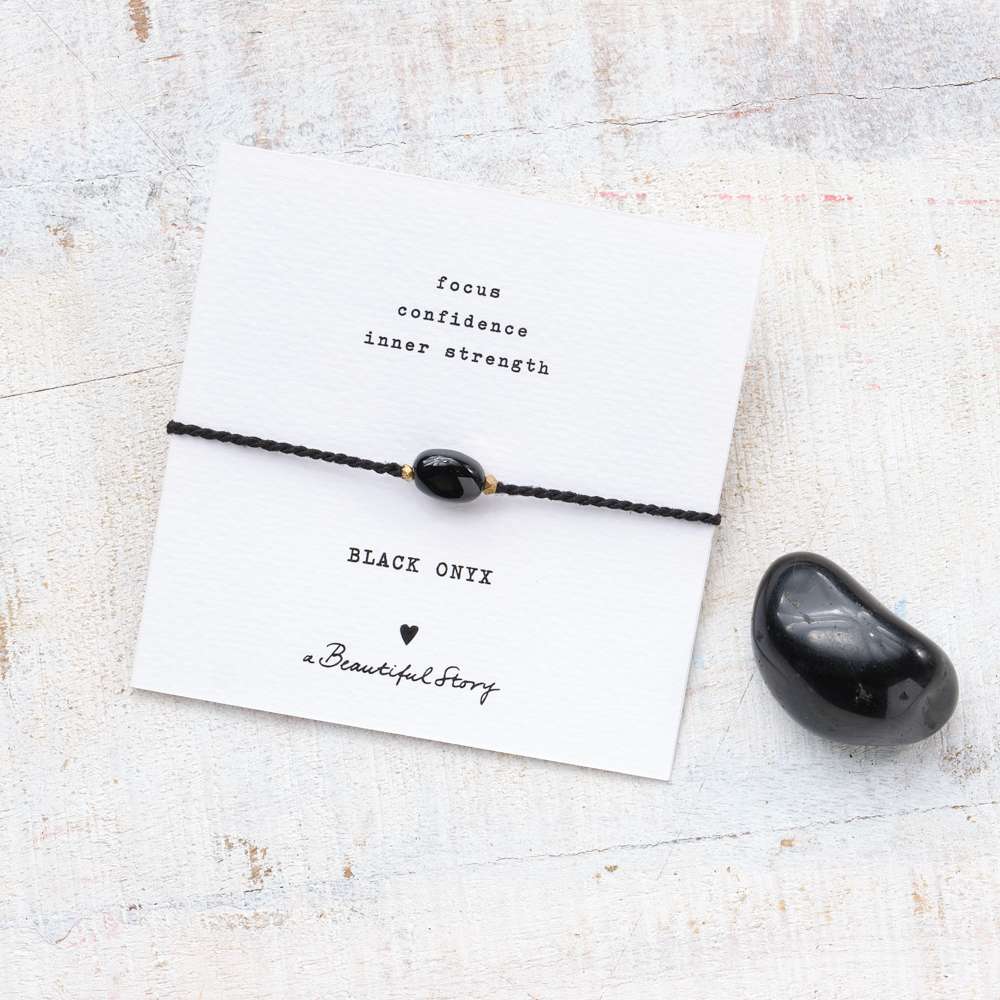 GEMSTONE CARD BLACK ONYX