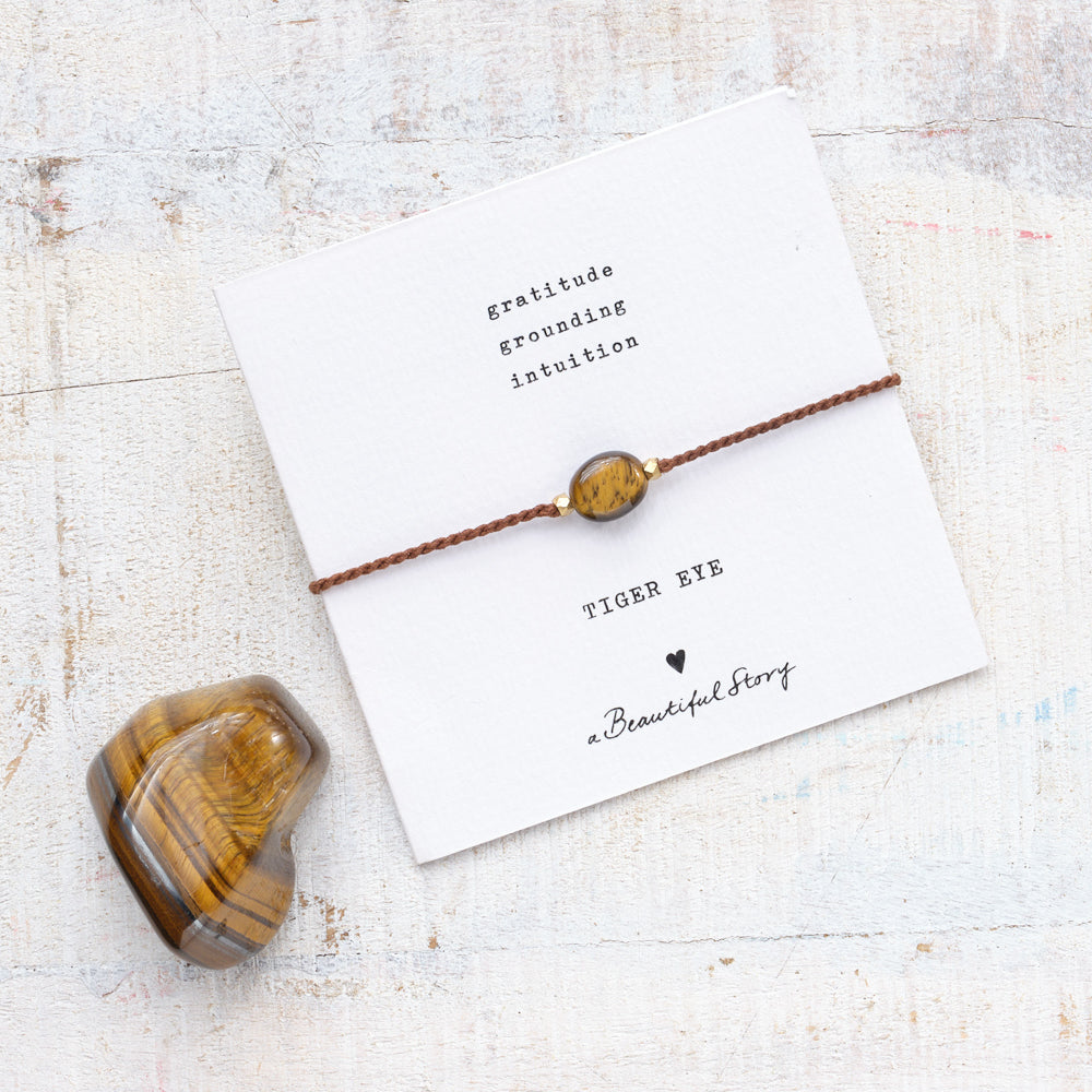 GEMSTONE CARD TIGEREYE