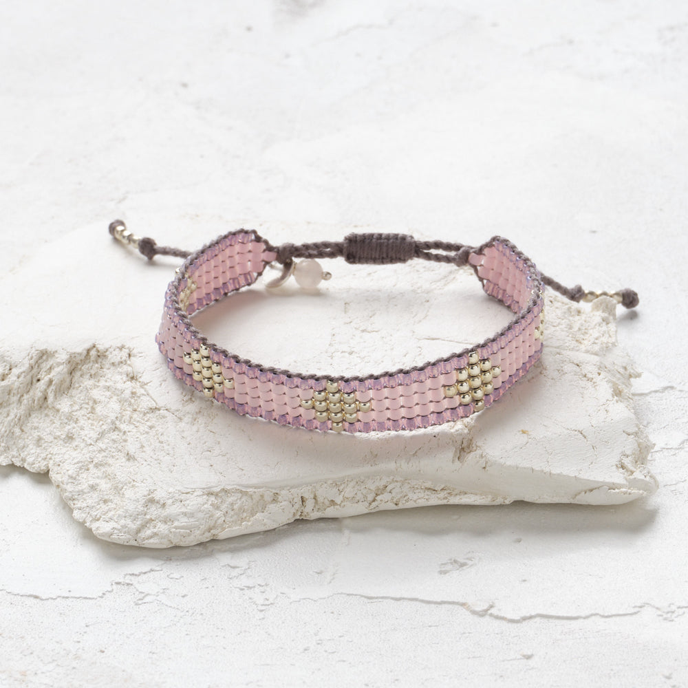 SEASIDE ROSE QUARTZ BRACELET