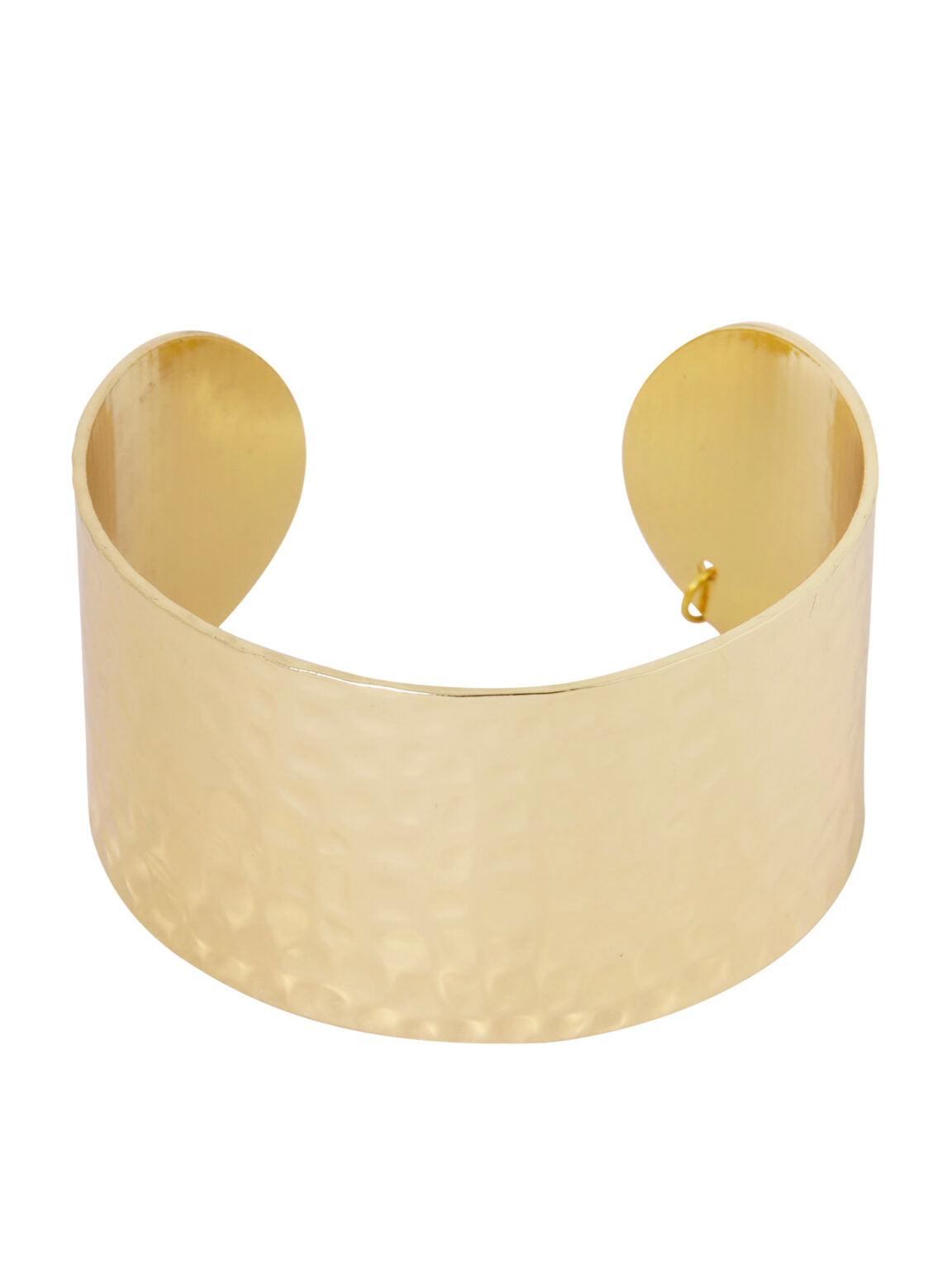 Brede gehamerde bangle II