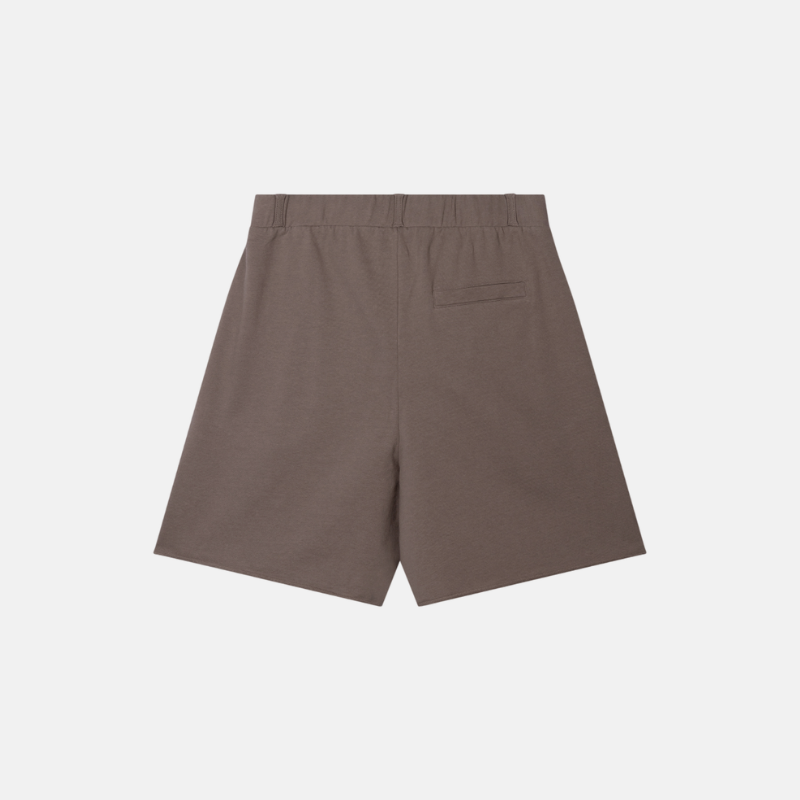 belted shorts fleece
