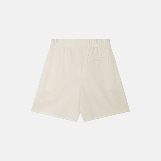 belted shorts fleece