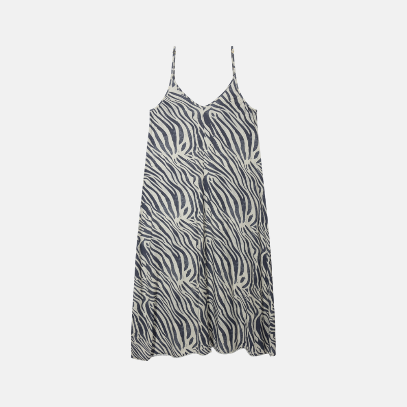 strappy dress zebra