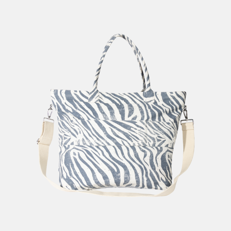 beach shopper zebra