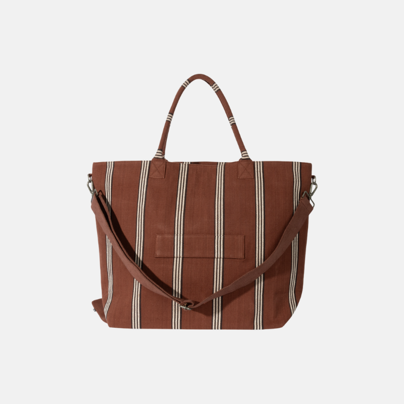 beach shopper stripes