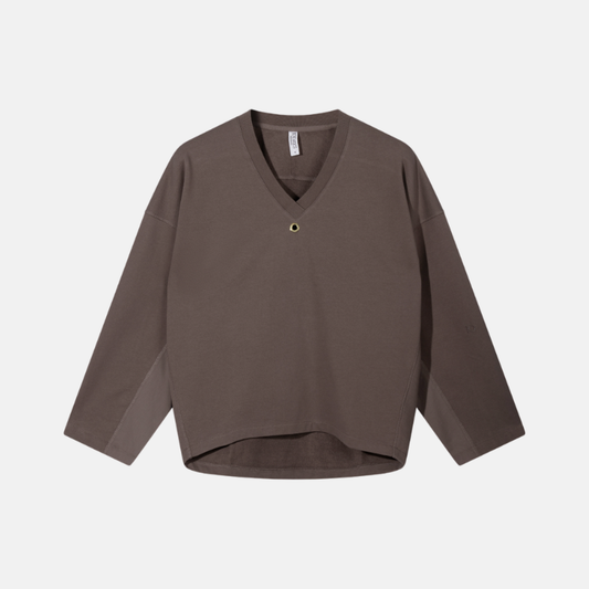 sweater v-neck fleece