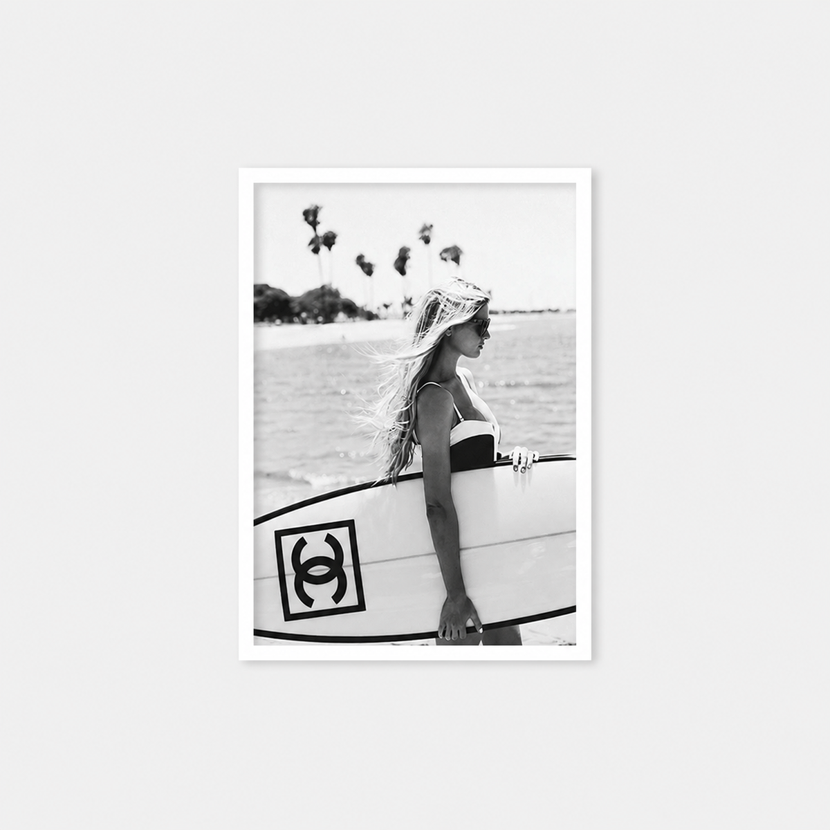 LOFT Coll. Framed Pic. | Chanel Surfboard WHITE