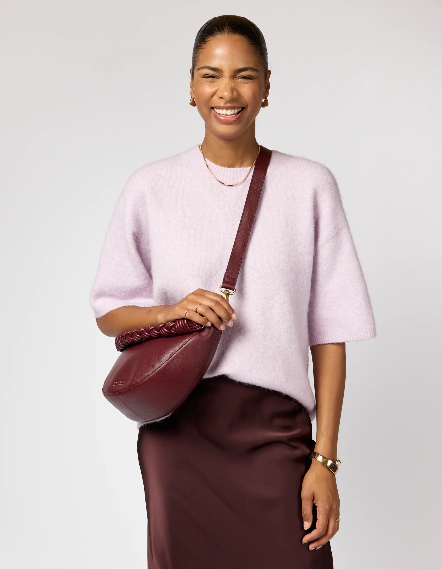 Leo twisted Handle Bag