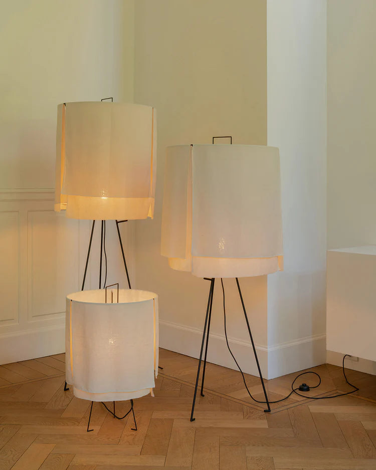 STANDING LAMP S BLACK BEIGE NOMAD