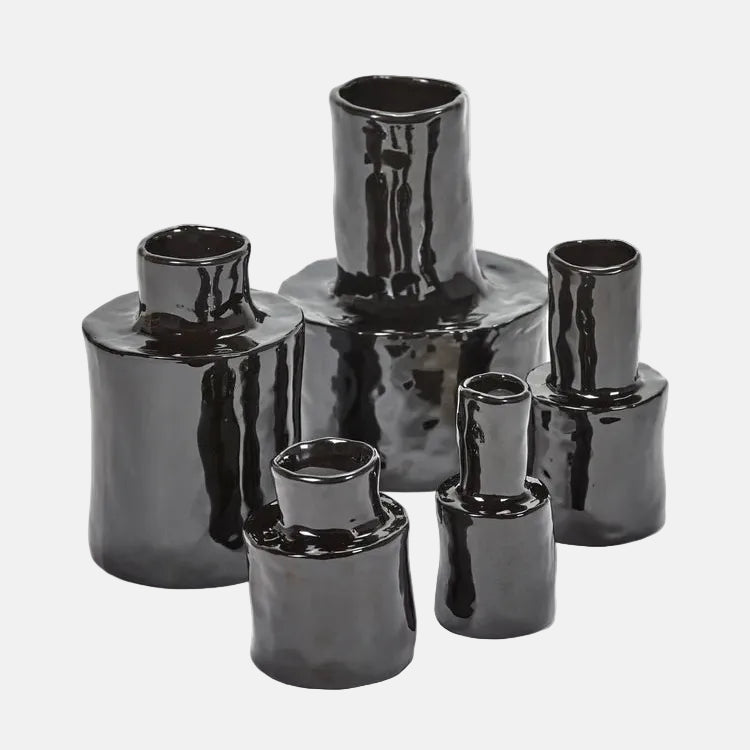 VASE 05 BLACK HÉLÉNA MARIE