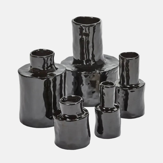 VASE 05 BLACK HÉLÉNA MARIE