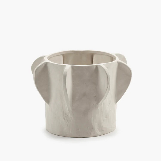FLOWER POT 02 S MOLLY | BEIGE