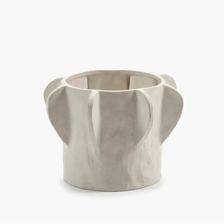 FLOWER POT 02 S MOLLY | BEIGE