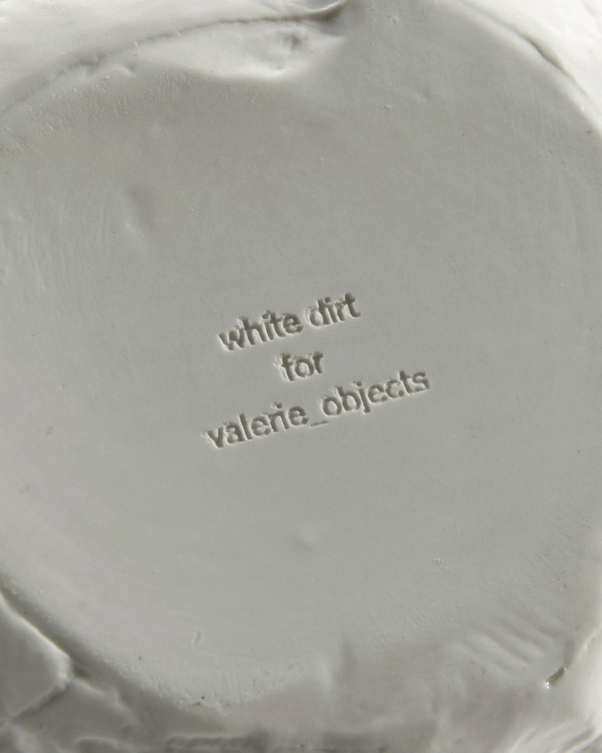 Cup I off-white artifacts - By white dirt
