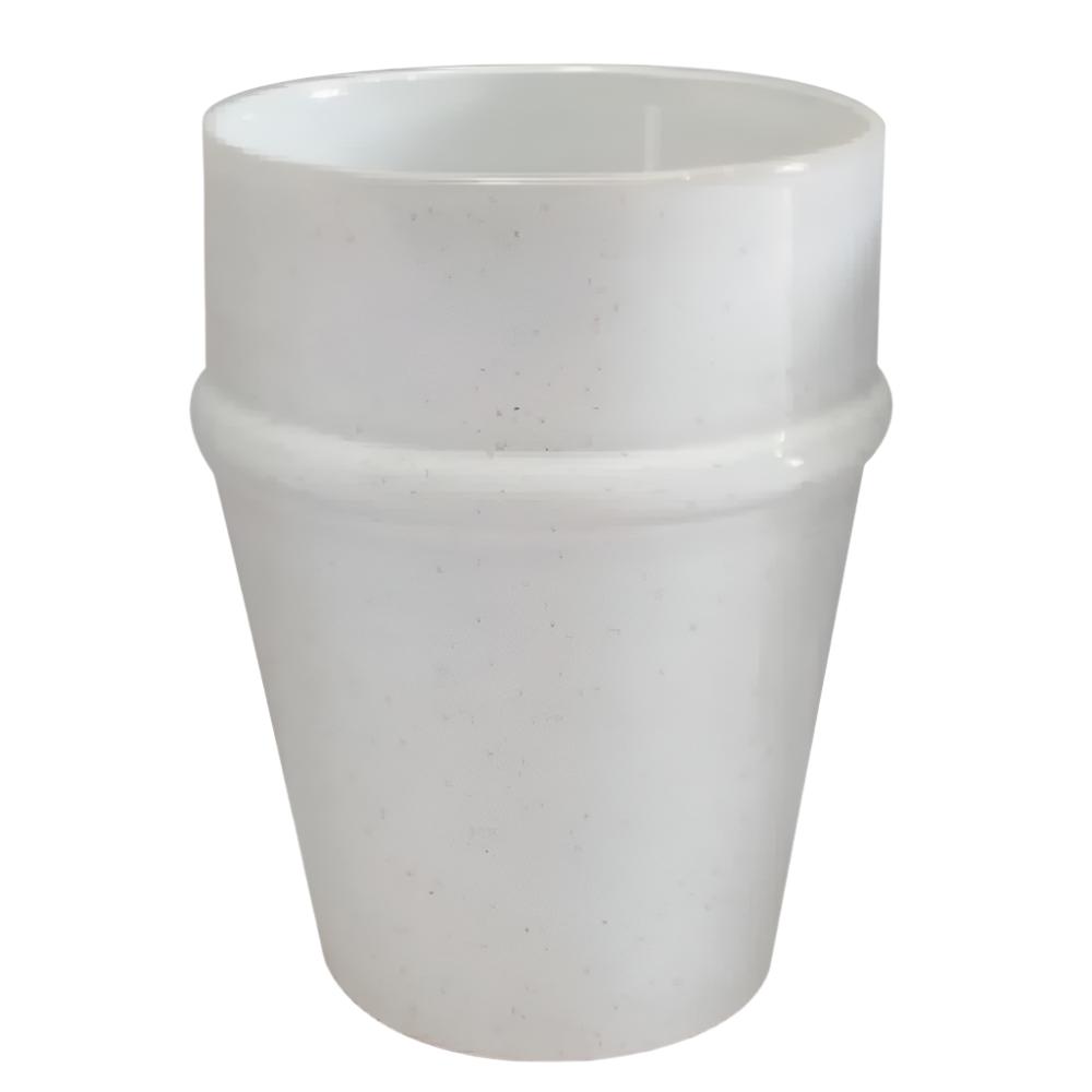 Cup Wabi Large White Speckled