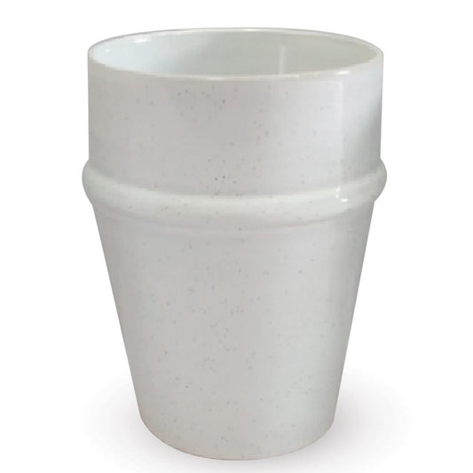 Cup Wabi Large White Speckled