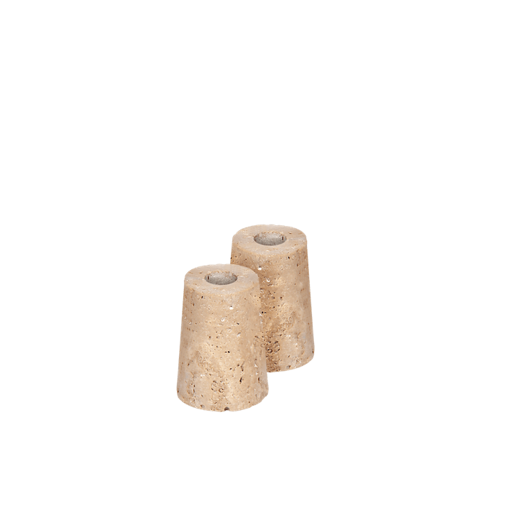 Travertin kaarsenhouder Mini M
