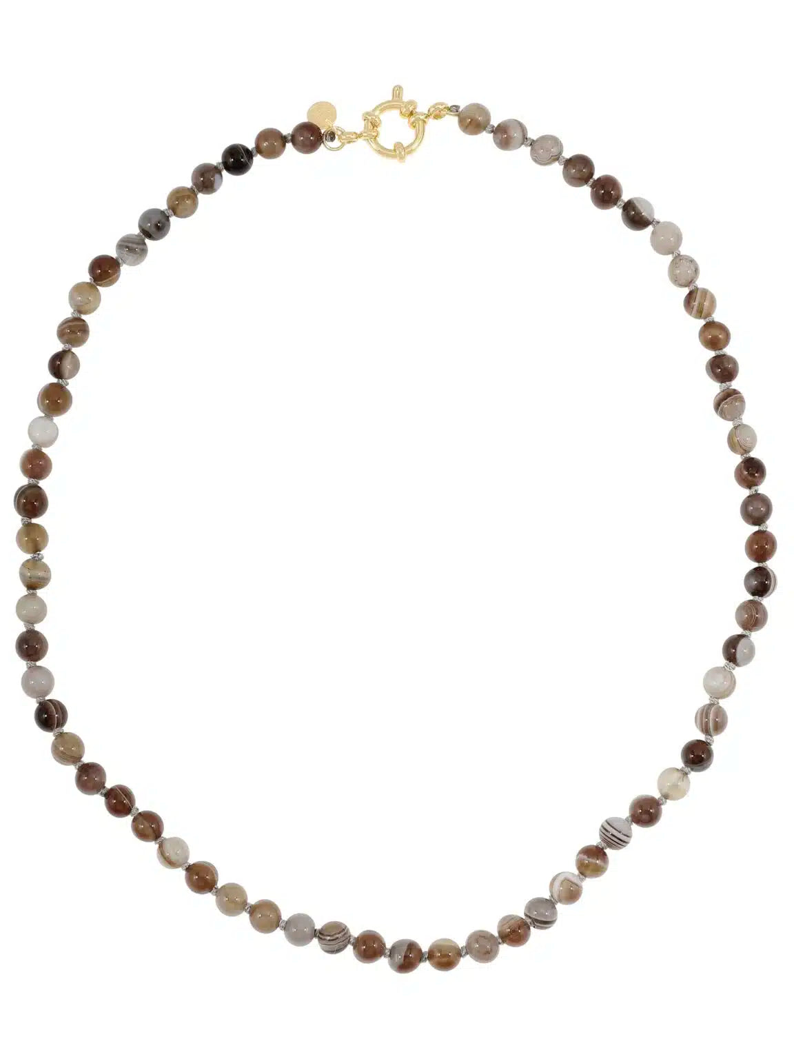 Fijne gemstone ketting / agaat-mêlée