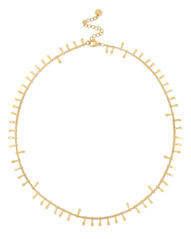 Fijne ketting met gouden details