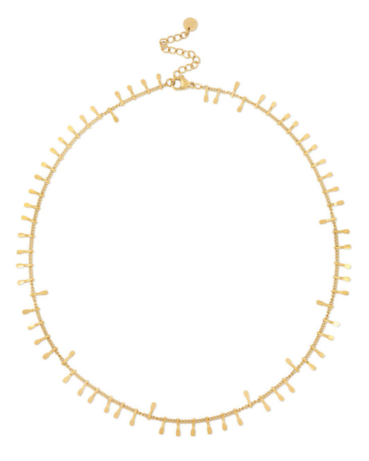 Fijne ketting met gouden details