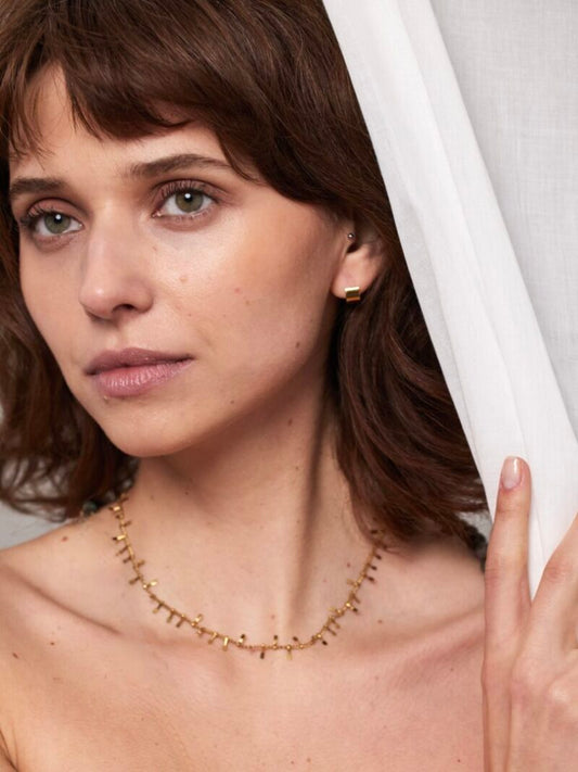 Fijne ketting met gouden details