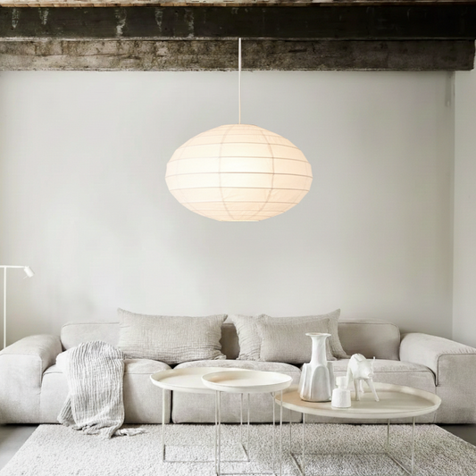 Hanglamp UFO WHITE COTTON 60CM