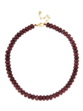 Load image into Gallery viewer, Gemstone ketting / aubergine
