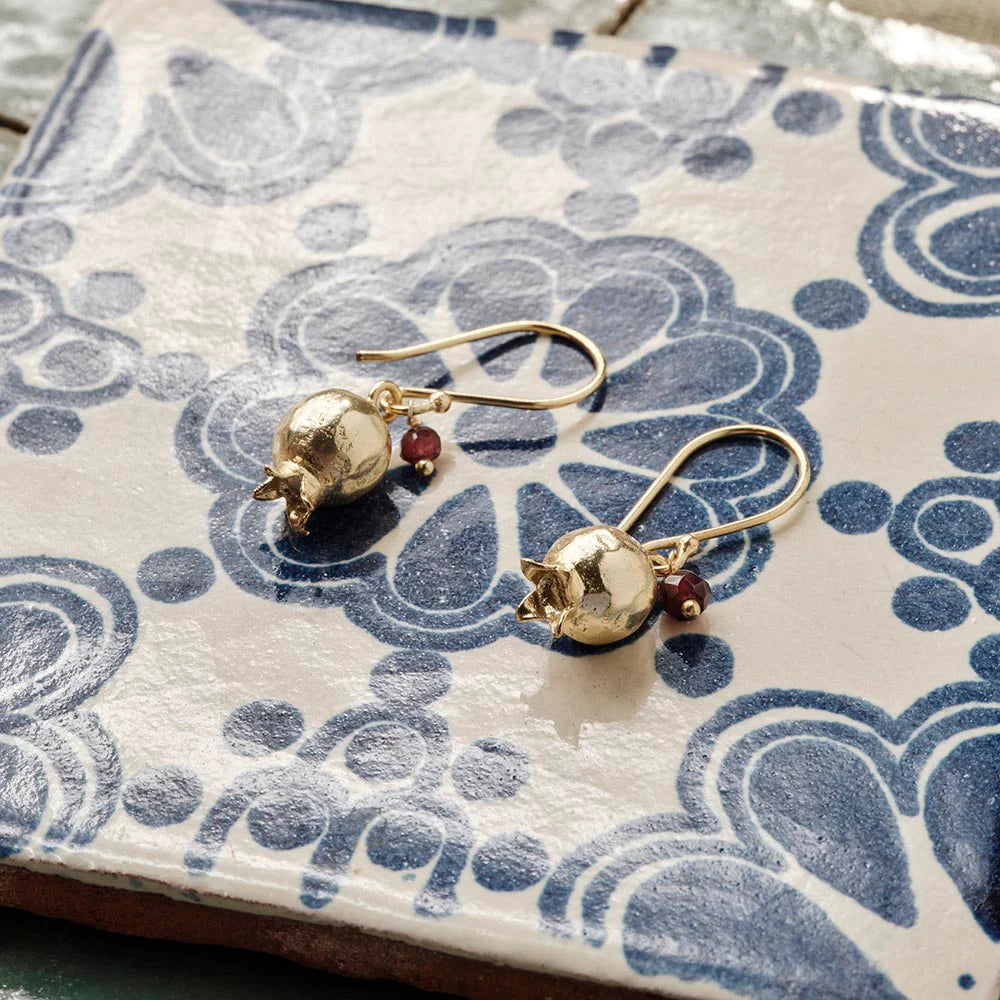 Hush Garnet Earrings